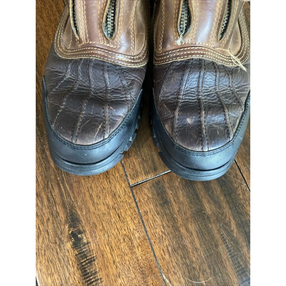 vintage Polo Sport Ralph Lauren Ranger Leather Duck Double Zip Boots 9D main image 11